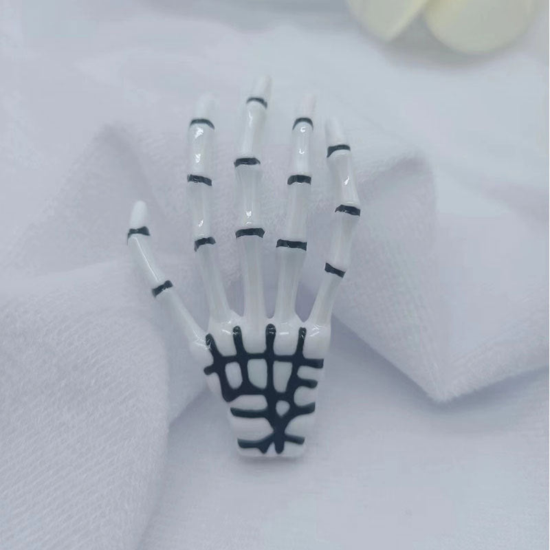 Wholesale Halloween Ghost Gothic Style Colorful Skull Devil Claw Clip